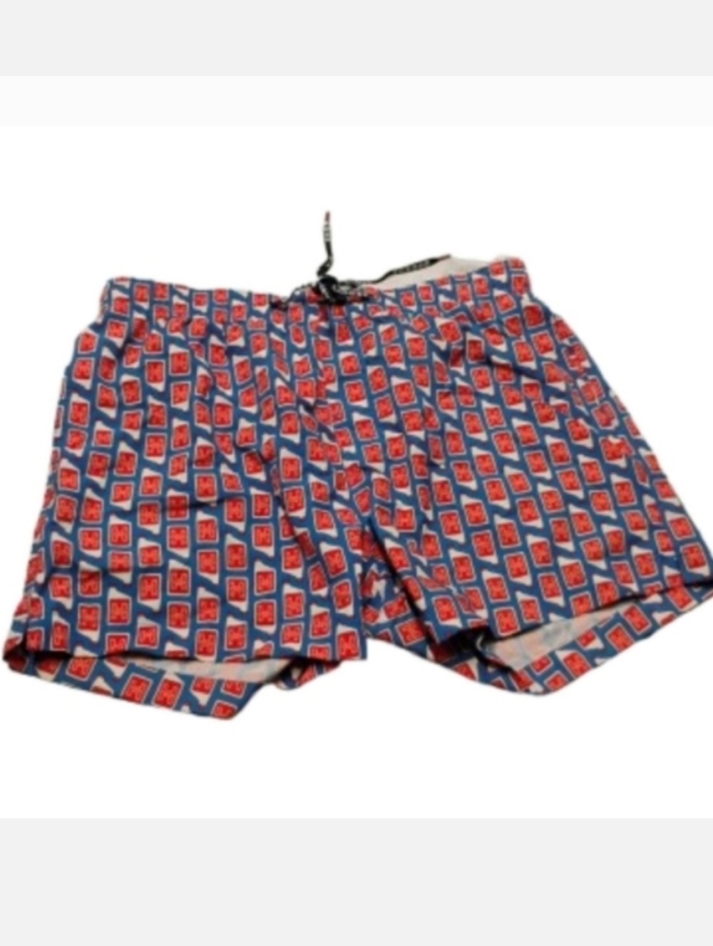 Hommes Oil Company Mens Novelty Print Power Bottoms Swimming Trunks Sz M
